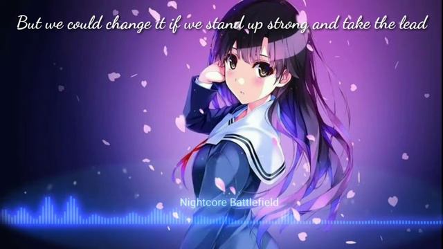 Nightcore- battlefield (lyrics) смотреть онлайн