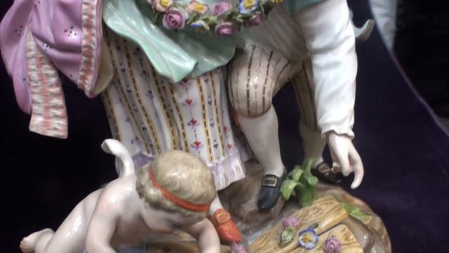 0010 Фарфор на продажу Мейсен 19 век Сломанный мост Мишель Виктор Асье смотреть онлайн