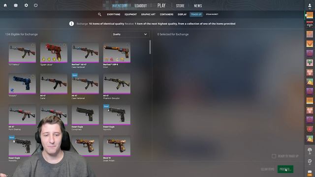 My Luckiest StatTrak™ Blue Gem Tradeups?! смотреть онлайн