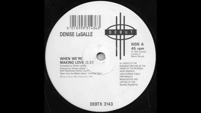 Denise LaSalle – When We're Making Love смотреть онлайн