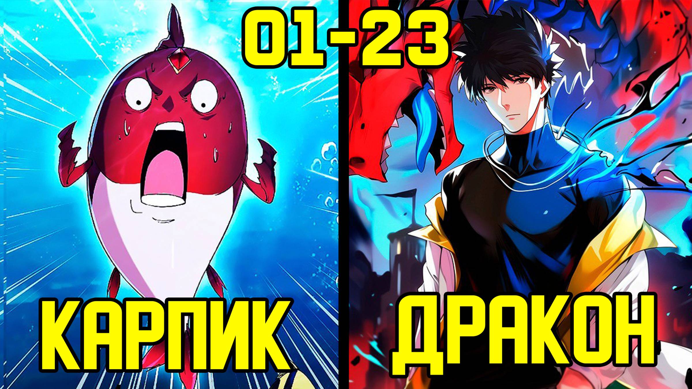 [1-23] Величайшая эволюция всех времён - от Карпа до Божественного Дракона (Озвучка Манги) смотреть онлайн