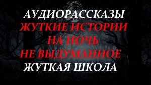 СТРАШНЫЕ РАССКАЗЫ НА НОЧЬ-ЖУТКАЯ ШКОЛА