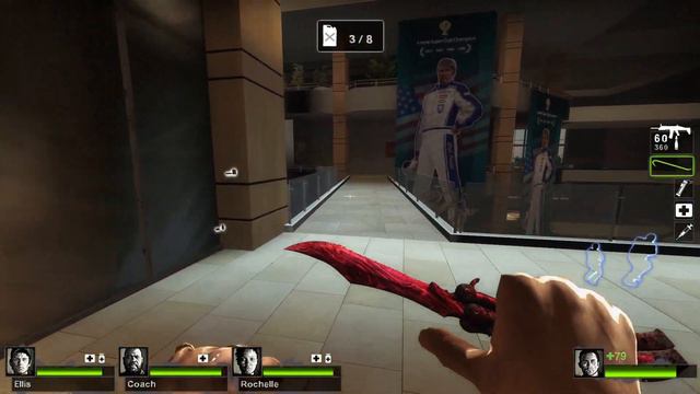 Left 4 Dead 2 CS:GO Butterfly Knife Solo Gameplay смотреть онлайн
