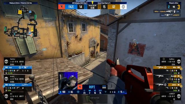 CS:GO - ropz INSANE ACE & PLAY vs G2 - IEM Katowice 2022 Final смотреть онлайн