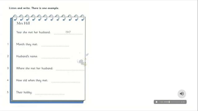 Урок 3 Аудирование для детей.
Cambridge English Movers/ Flyers Listening Test.