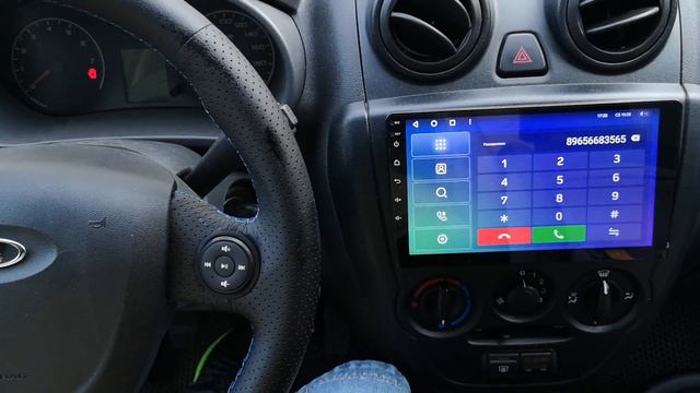 мультируль с кнопками с Aliepress в Lada Granta для Teyes Spro plus. смотреть онлайн