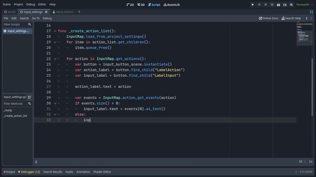 Easy Input Settings Menu _ Let s Godot смотреть онлайн