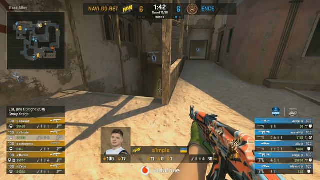 CS:GO - Na'Vi vs. ENCE [Mirage] Mapa 2 - UB Round 3 - ESL One Cologne 2018 смотреть онлайн