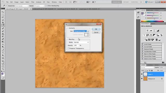 Texture Color Correction In Photoshop перекраска текстур в Photoshop