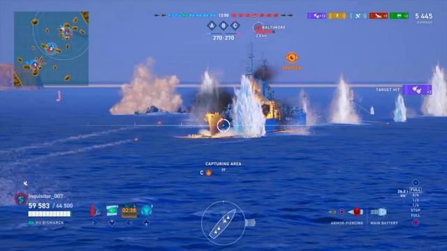 Bismarck [GMV] || Sabaton Bismarck || World of warships legends смотреть онлайн