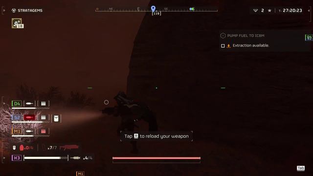 Helldivers 2-Automatons shooting from inside the rocks смотреть онлайн