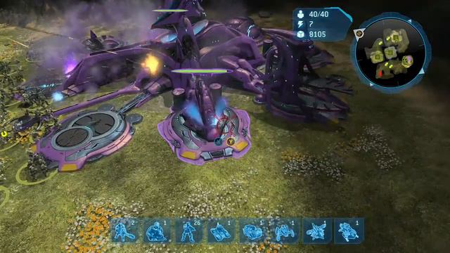 Halo Wars Definitive Edition Clapping a Covenant base смотреть онлайн