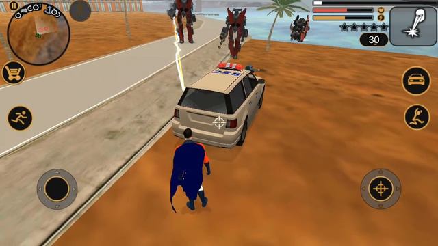 Vegas Crime Simulator | Robot Crash Fight | Android/iOS | Gameplay | HD смотреть онлайн