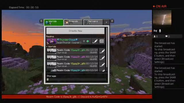 Realm Code t3ywy3r_g8c Minecraft Bedrock Join The Realms Live 24/7 JOIN UP CODE IN TITLE SMP смотреть онлайн