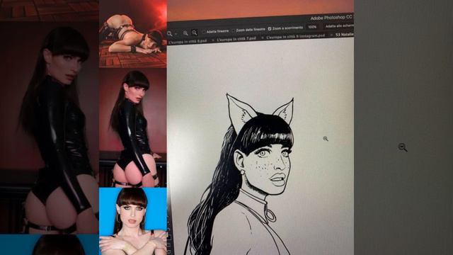 NAUGHTY KITTY Natalie Mars By Fabio Valentini