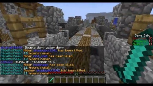 Minecraft mini game= Hide and Seek 1