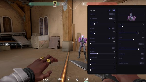 настройка триггера Valorant