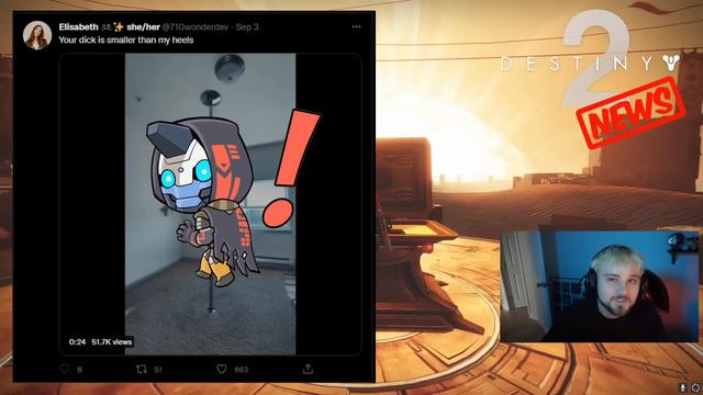 EX-BUNGIE DEV GOES WILD ON TWITTER! 👀 DESTINY DRAMA! смотреть онлайн
