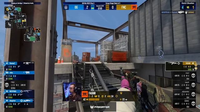 OG vs Fnatic - HIGHLIGHTS - IEM Rio 2023 l CSGO смотреть онлайн