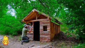 Строительство ЗЕМЛЯНКИ - ИЗБЫ для выживания С НУЛЯ