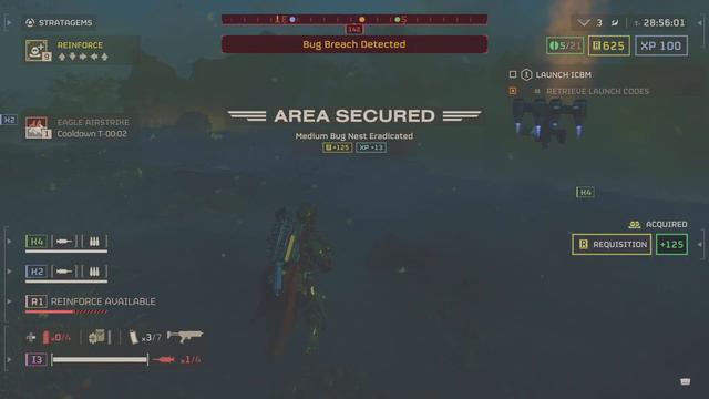 LAUNCH ICBM | Retrieve Launch Codes | Helldivers 2 [4K 60FPS UHD] Gameplay смотреть онлайн