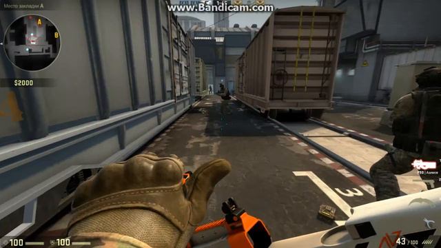 Counter-strik CS:GO Игра с БОТАМИ ТАЩУ ! #1 смотреть онлайн