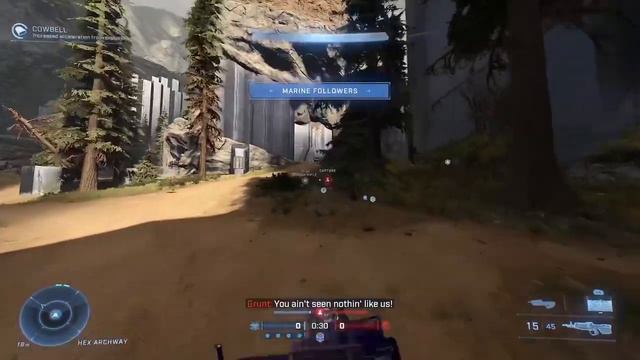 How to spawn FRIENDLY ELITES and MARINES in Halo Infinite Firefight: смотреть онлайн
