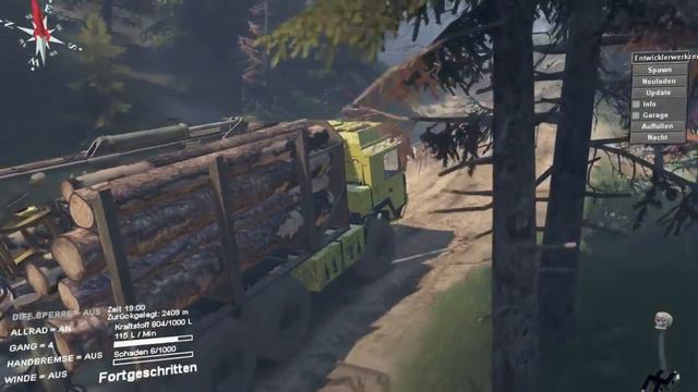 Spintires | Mods | DT 30 v.1.3 | T.B.T. HX66 | Hill Map смотреть онлайн