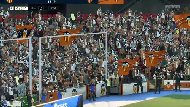 Elche vs Valencia. LaLiga de España. FIFA 22 смотреть онлайн