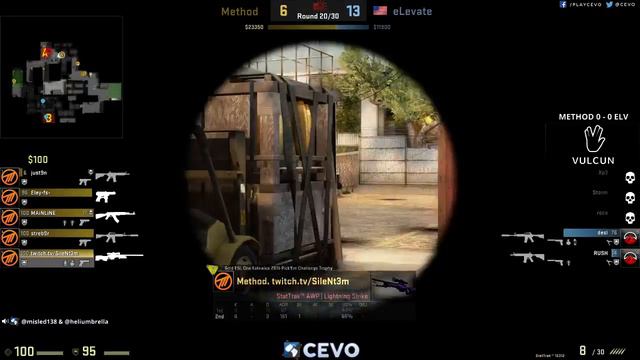 Method vs eLevate Game 1 (CEVO-P CS:GO Season 7) - Misled & Helium смотреть онлайн
