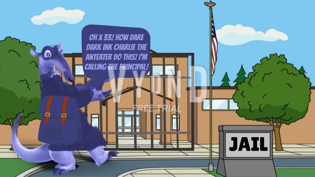 Dark Ink Charlie The Anteater Turns School Into Jail смотреть онлайн
