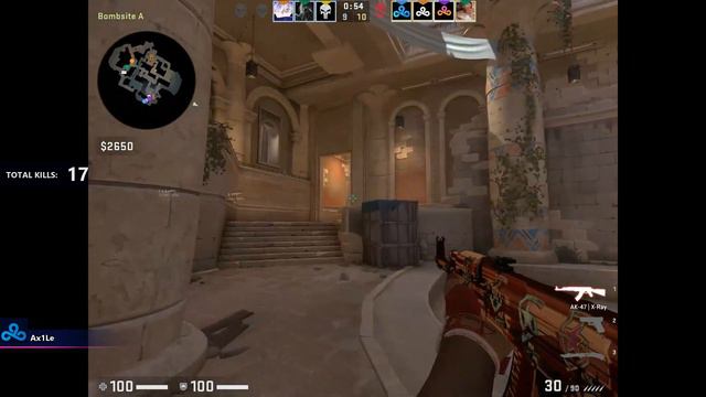 CSGO POV Cloud9 Ax1Le (29/27) vs Sprout (anubis) @ Brazy Party 2023 / Apr 27, 2023 смотреть онлайн