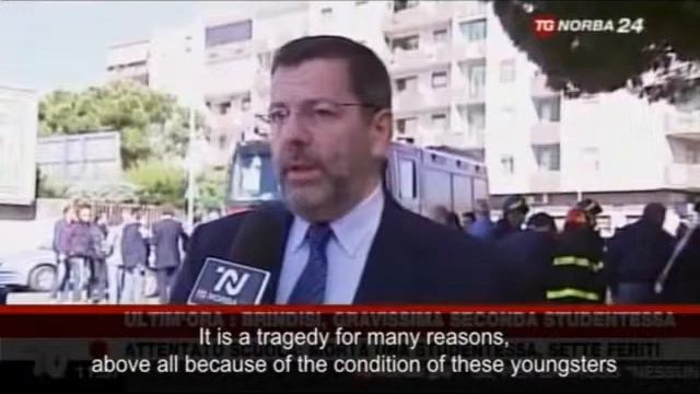 Brindisi mayor links Italian school bomb to mafia -- video World news смотреть онлайн