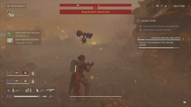 Helldivers 2 - PLAS-1 Scorcher vs Terminids смотреть онлайн