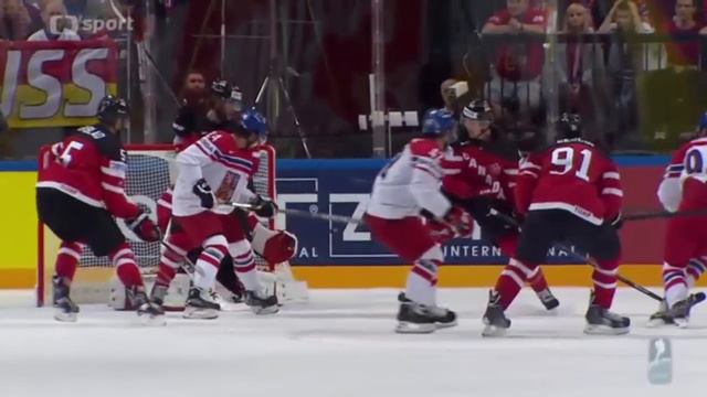 IIHF WCH 2015 | Zaťovič's goal (CZE:CAN) + funny report смотреть онлайн