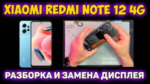 ✅Xiaomi Redmi Note 12 4G (23021RAA2Y) - РАЗБОРКА И РЕМОНТ / ЗАМЕНА ДИСПЛЕЯ