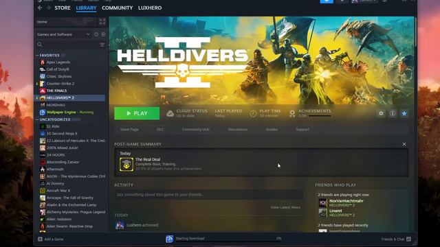 Helldivers 2 Black Screen Problem Fix - Tutorial смотреть онлайн