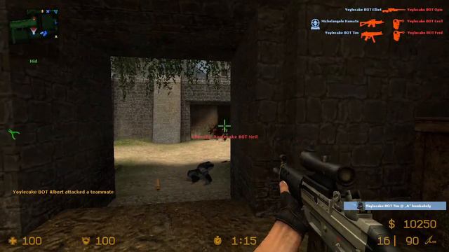 Counter-Strike : Source de_aztec játék: Rendben, úgy döntöttem, hagyom, hogy a géppisztoly szakács! смотреть онлайн