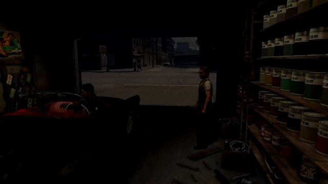Mafia 2 DEMO - Entering body shop with broken engine - bug смотреть онлайн