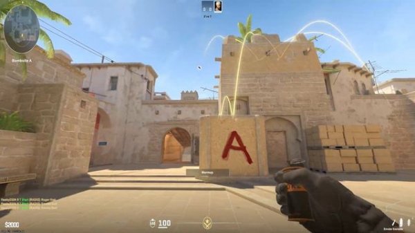 CS2 Mirage Fast A Smokes