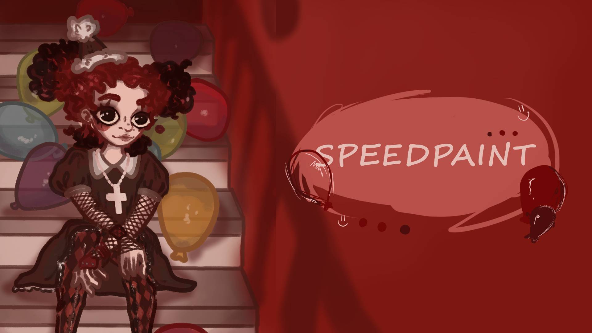 🎈клоунесса🎈 Speedpaint с музыкой