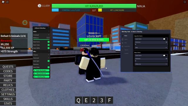 Roblox A Hero's Destiny OP Script | Auto Farm | Auto Quest Auto Train Auto Stats & More | *PASTEBIN смотреть онлайн