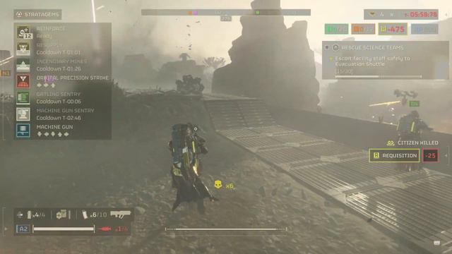 Defending DEMOCRACY from filthy COMMIE Robots (Helldivers 2, PS5) смотреть онлайн