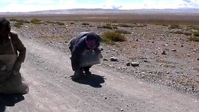 Tibetans Making Prostrations Khora Around Kailash