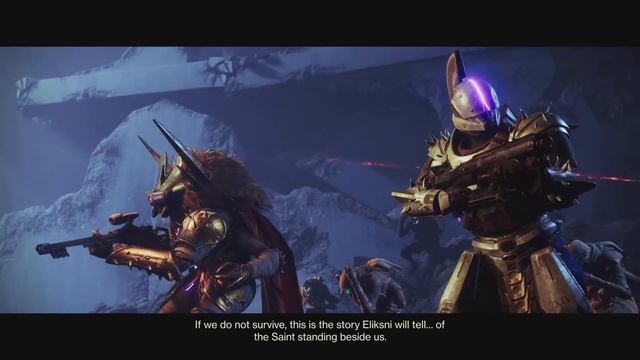 Saint 14 Defends The Eliksni FULL CUTSCENE смотреть онлайн