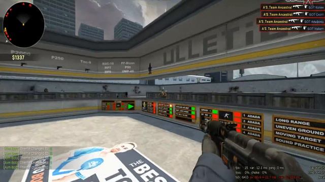 Cs Go: Учимся стрелять AimBotz смотреть онлайн