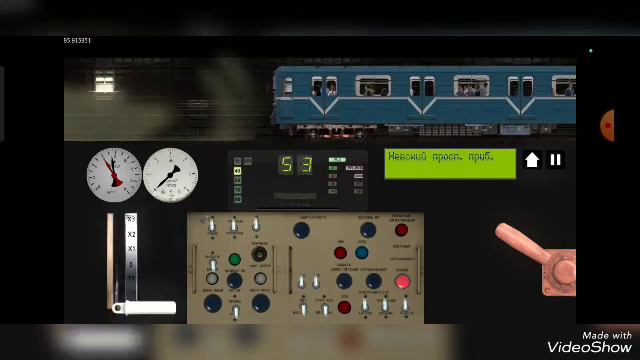 катаюсь на Номерной по Московской Петроградской линии с Симулятор Ленинградской метро 2д смотреть онлайн