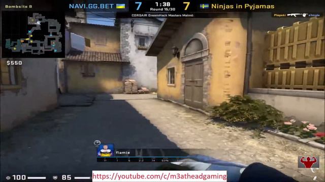 CS:GO POV - Flamie (Na`Vi)(28-12) vs NiP / inferno / DreamHack Masters Malmö 2019 смотреть онлайн
