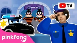 [4K] Police Car | Dance Along | Kids Rhymes | Let's Dance Together! | Pinkfong Songs for Kids