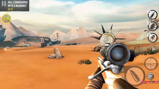 Best Sniper: Shooting Hunter 3D - Kill 1 Einiosaurus (Very Dangers & Cute Animals) kill смотреть онлайн